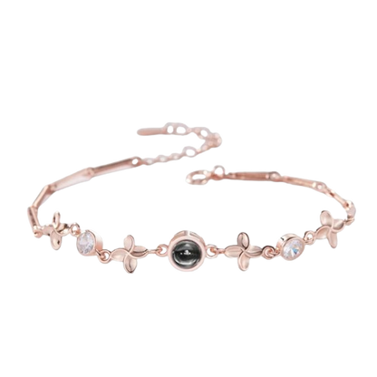 Eden Diamond Photo Bracelet - With Custom Photo